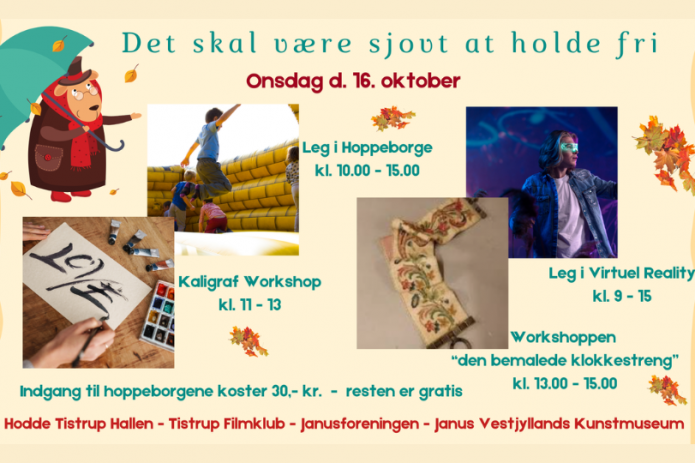 Workshops, hoppeborge, rodeotyr og virtuel reality