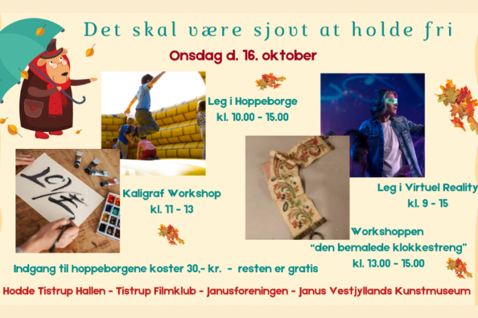 Workshops, hoppeborge, rodeotyr og virtuel reality 